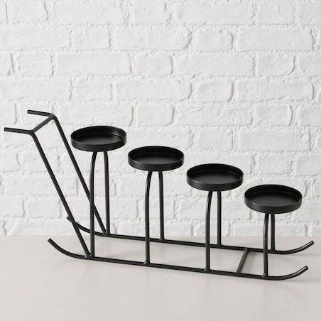 Metalowy świecznik SANIE 20,3x45,5 cm