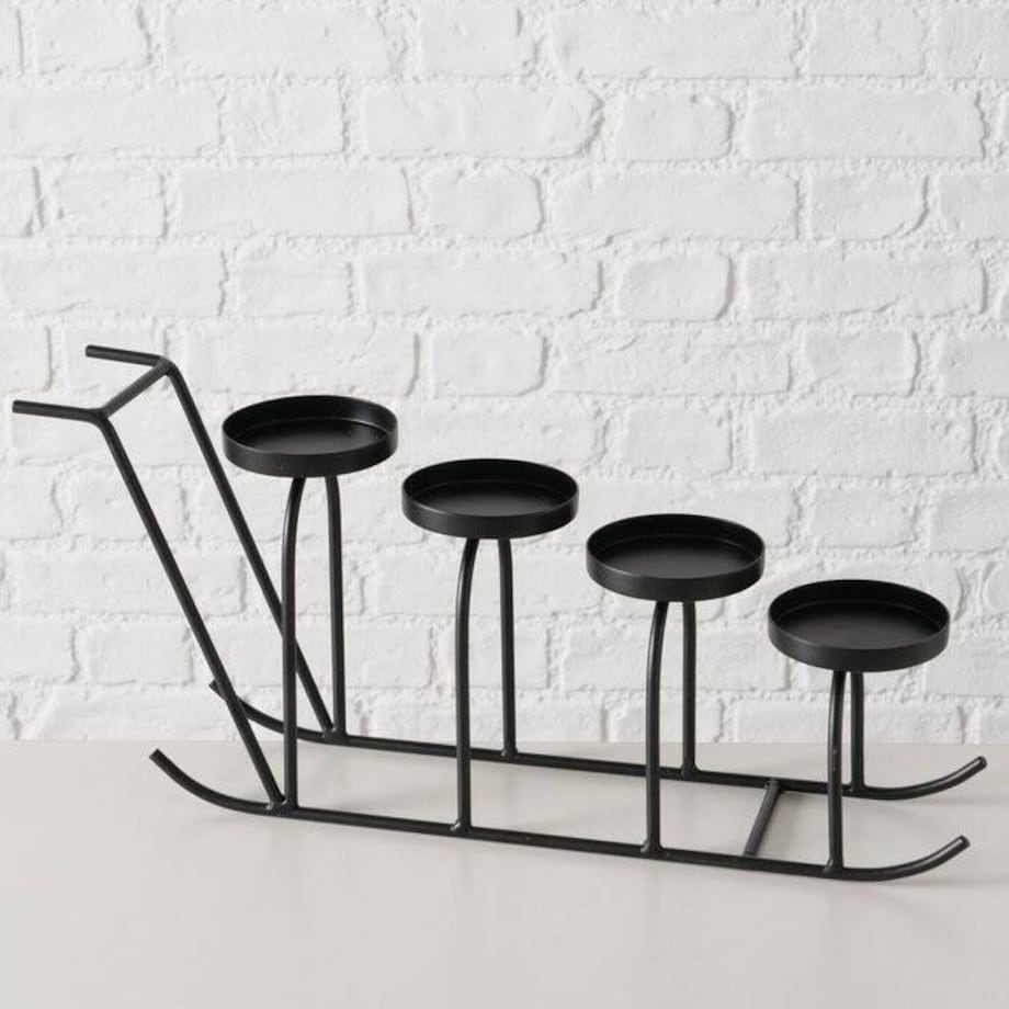 Metalowy świecznik SANIE 20,3x45,5 cm