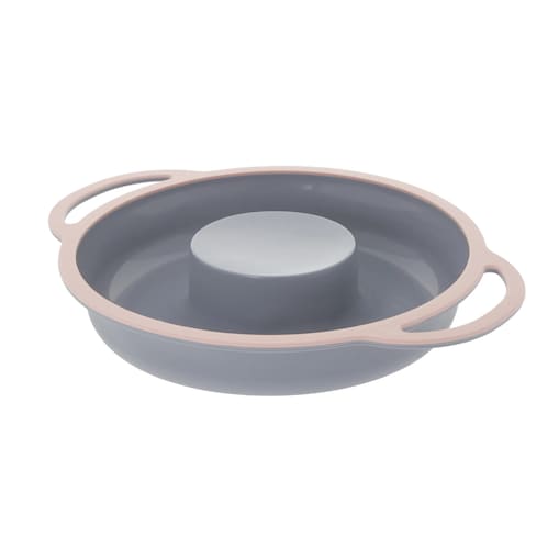 Forma silikonowa do pieczenia ciasta usztywniana okrągła z kominem 25CM BRUNBESTE BB-3354