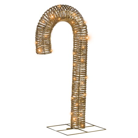 Dekoracja ogrodowa LED HOLMAVIK Laska cukrowa 74 cm Złoty