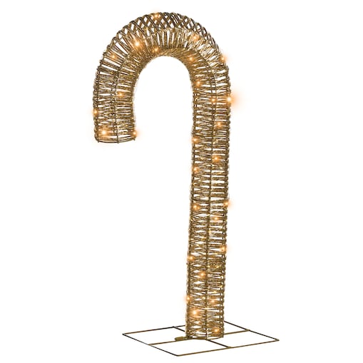 Dekoracja ogrodowa LED HOLMAVIK Laska cukrowa 74 cm Złoty