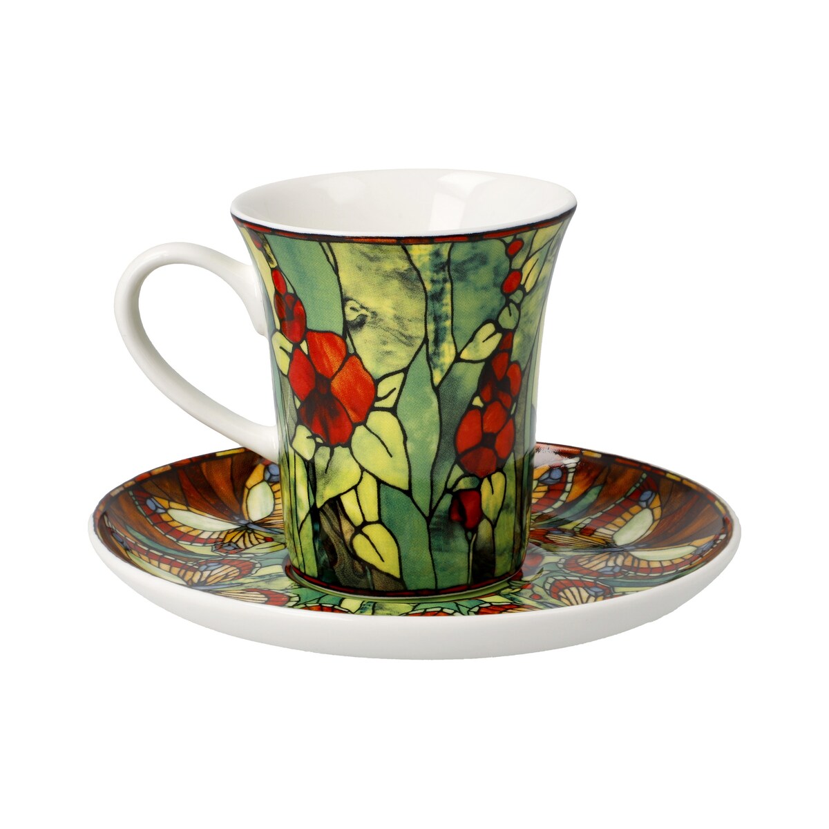 Filiżanka espresso L.C.Tiffany - Butterflies - Goebel