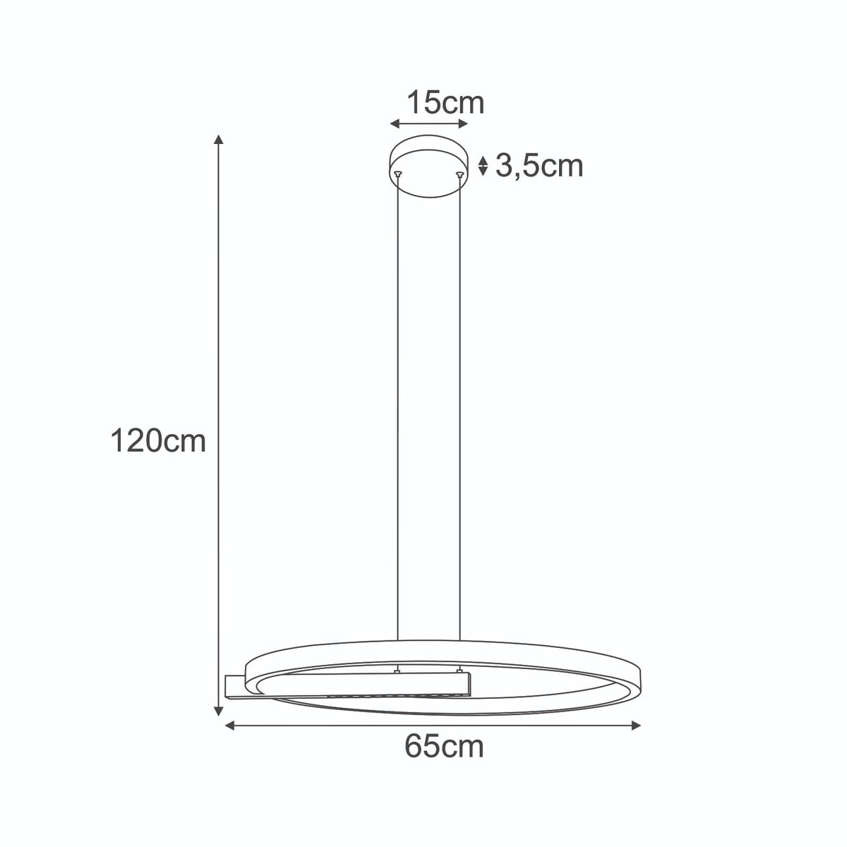 Lampa wisząca K-8233 z serii METIS