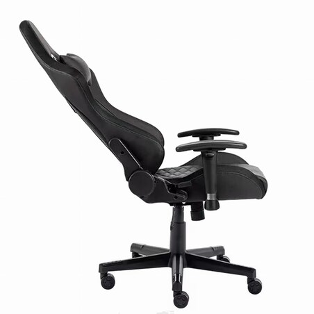 FOTEL GAMINGOWY FLUXION ERGONOMICZNY REGULACJA 180° CZARNY