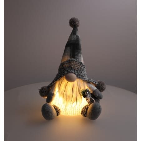 Skrzat świąteczny ozdoba świecąca na święta