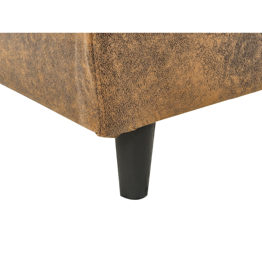 Wymienne obicie do łóżka 140 x 200 cm brązowe FITOU