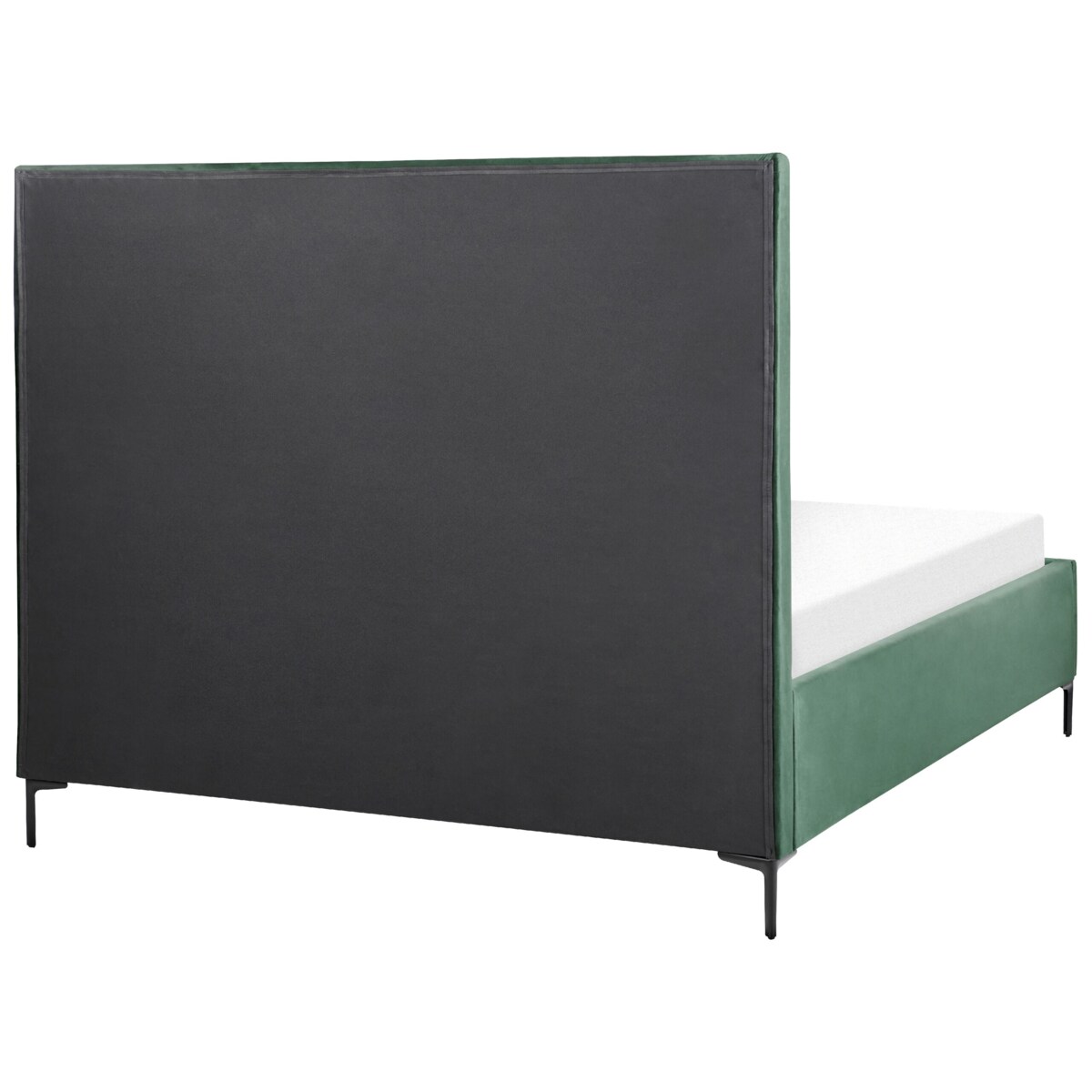 Zestaw do sypialni Welur SEZANNE 160 x 200 cm Ciemnozielony