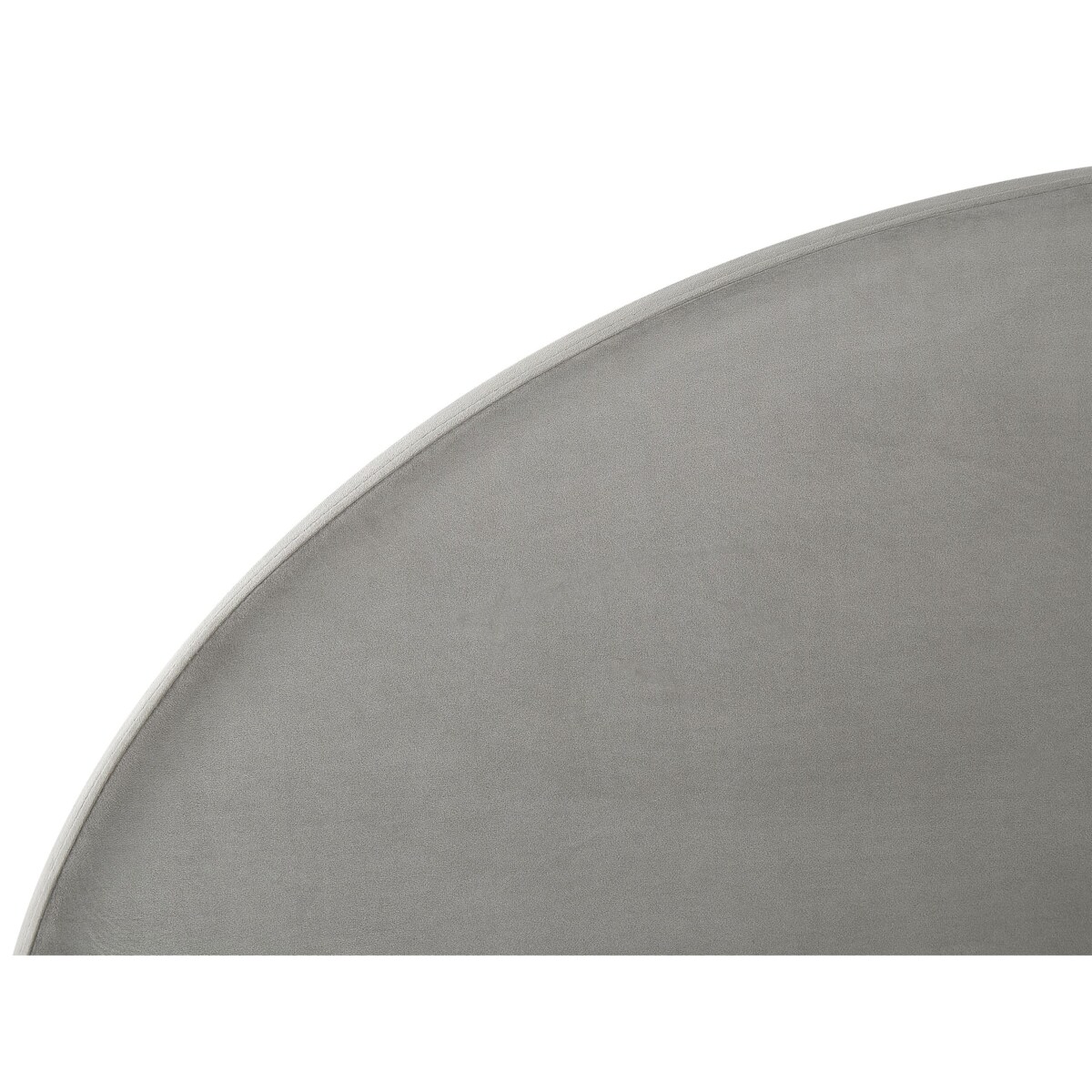 Łóżko z pojemnikiem welurowe 180 x 200 cm szare VAUCLUSE