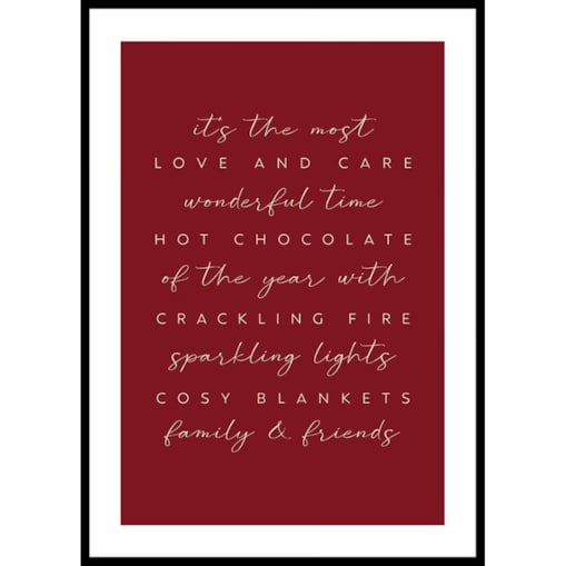 Poster Story, Plakat, Obraz - The Most Wonderful Time, wymiary 50 x 70 cm