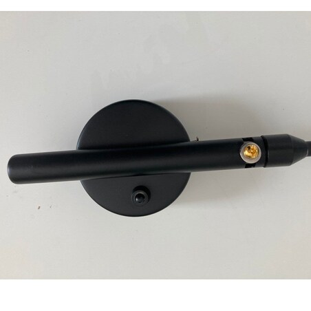 Kinkiet ścienny na peszlu Crane ST-W8701 Step do sypialni czarny