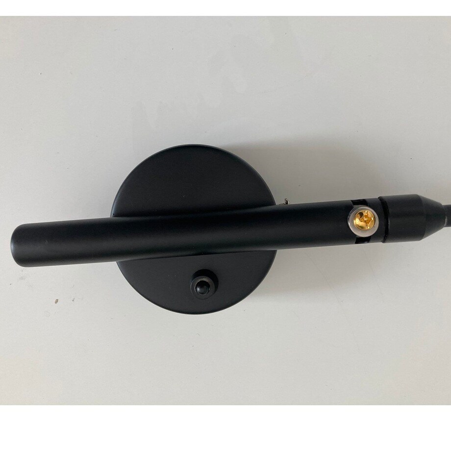 Kinkiet ścienny na peszlu Crane ST-W8701 Step do sypialni czarny