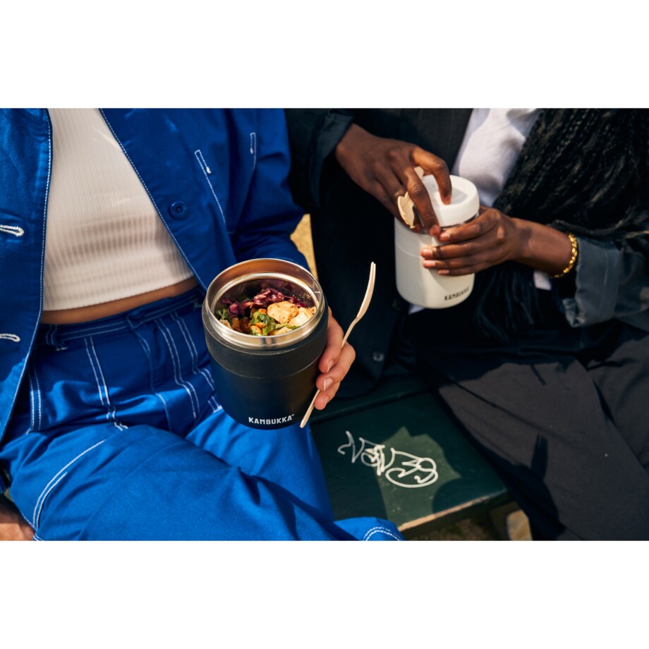 Termos obiadowy (600 ml) Matte Black Bora Kambukka