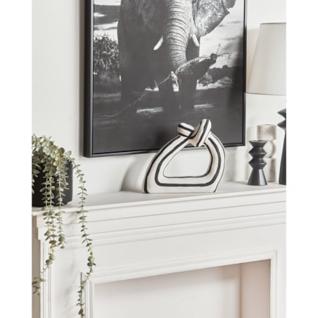 Figurka dekoracyjna Kamionka Czarno-biały ZANDER