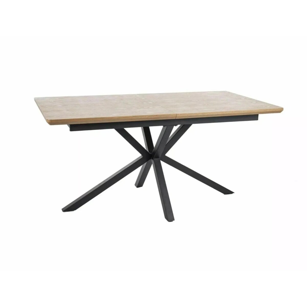 Stół rozkładany LOGAN 160(200)x90 dąb/czarny mat