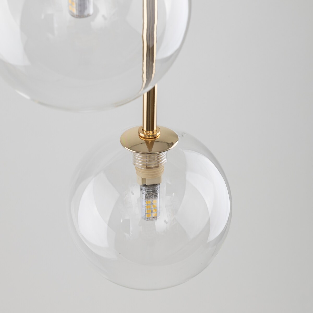 Lampa wisząca TK Lighting NILOS 5942 czarno-złota 3xG9 regulowana do salonu i jadalni