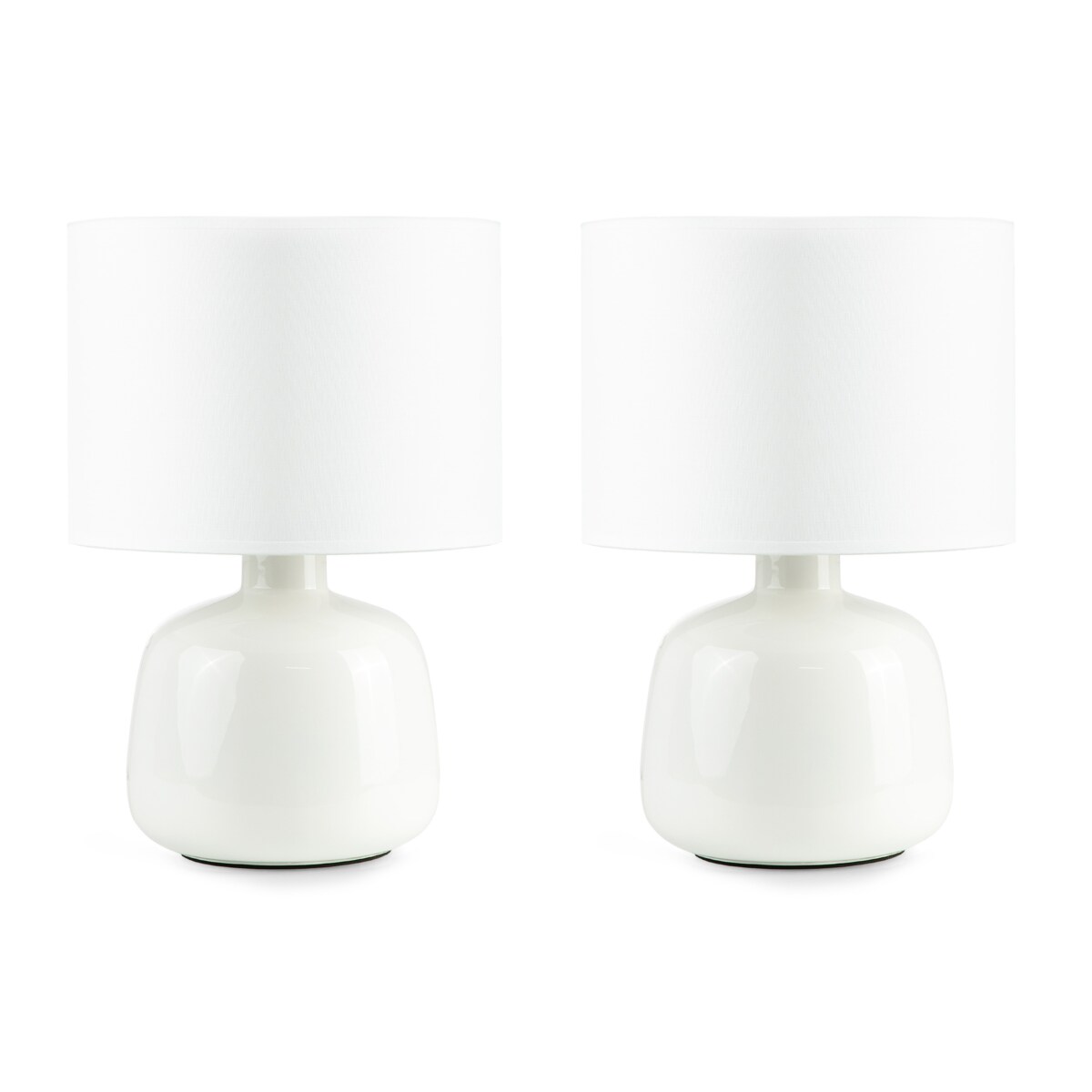 KONSIMO STIVUS Nowoczesna lampka nocna 2szt kolor biały