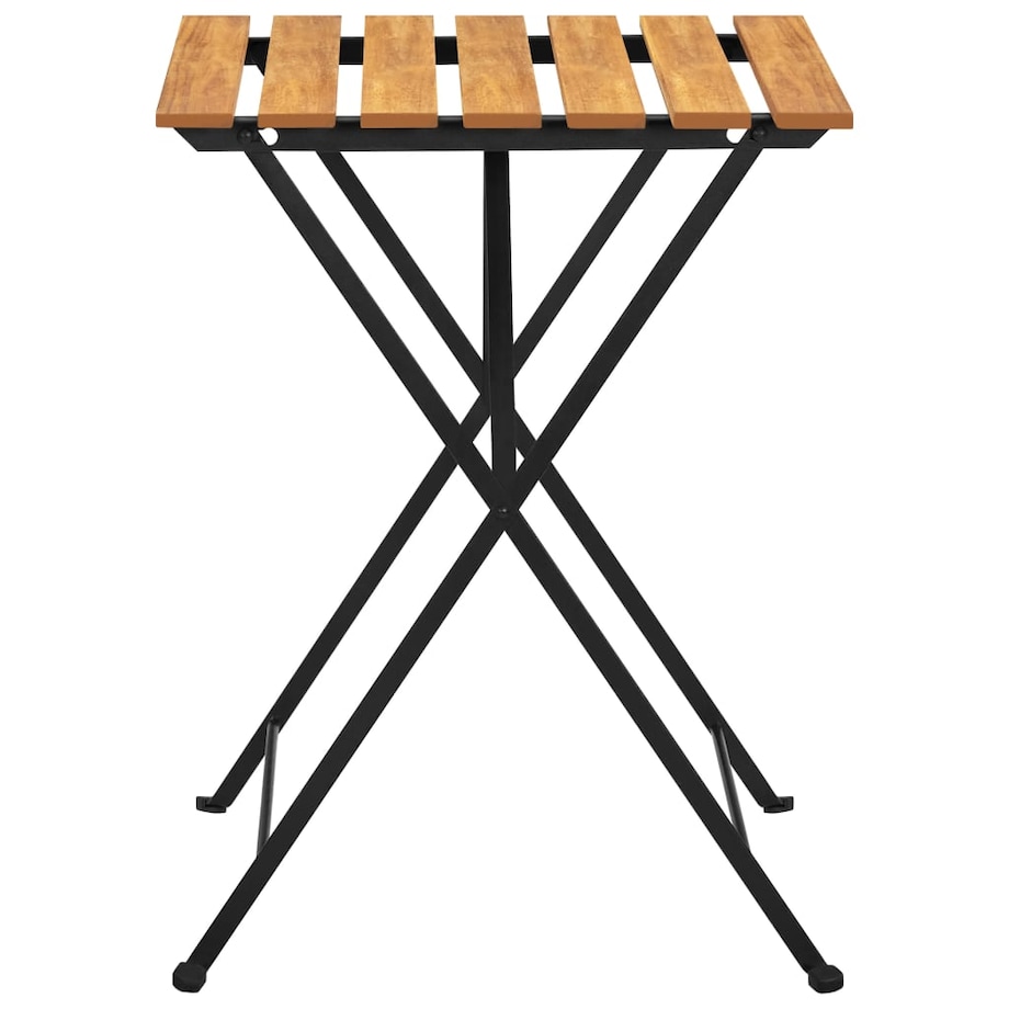 vidaXL Stolik bistro, 55x54x71 cm, lite drewno akacjowe