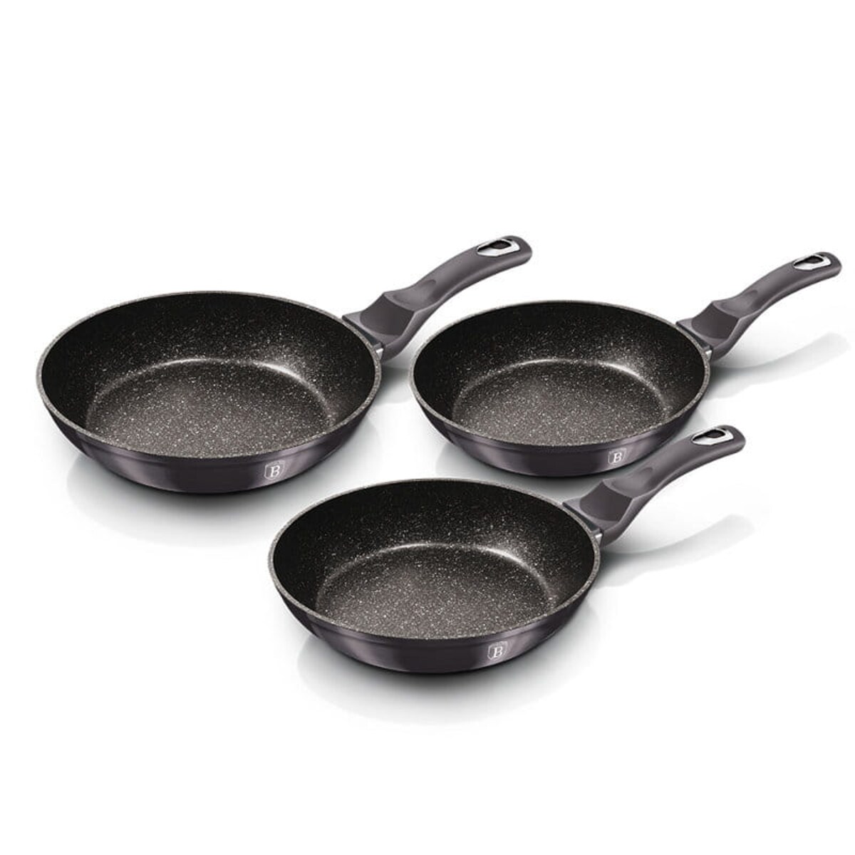 Zestaw 3 patelni marmurowych Berlinger Haus BH-6903