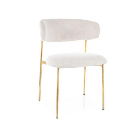 Krzesło tapicerowane ELTON RAVEN beżowy