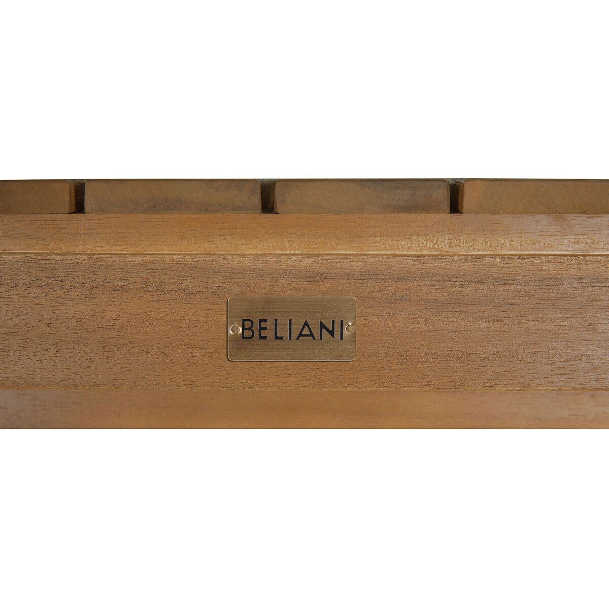 Stolik ogrodowyz certyfikowanego drewna 90 x 75 cm jasny TIMOR II