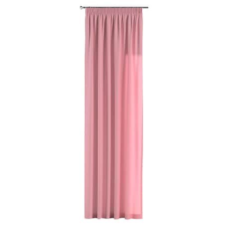 Zasłona na taśmie marszczącej 1 szt. 130x245 brudny róż
