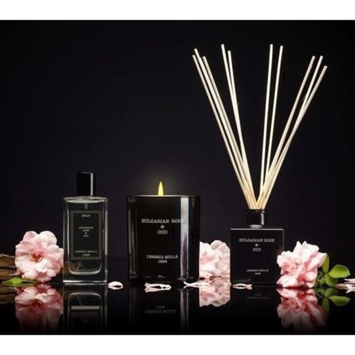 Dyfuzor zapachowy Bulgarian Rose & Oud, 500 ml, Cereria Molla