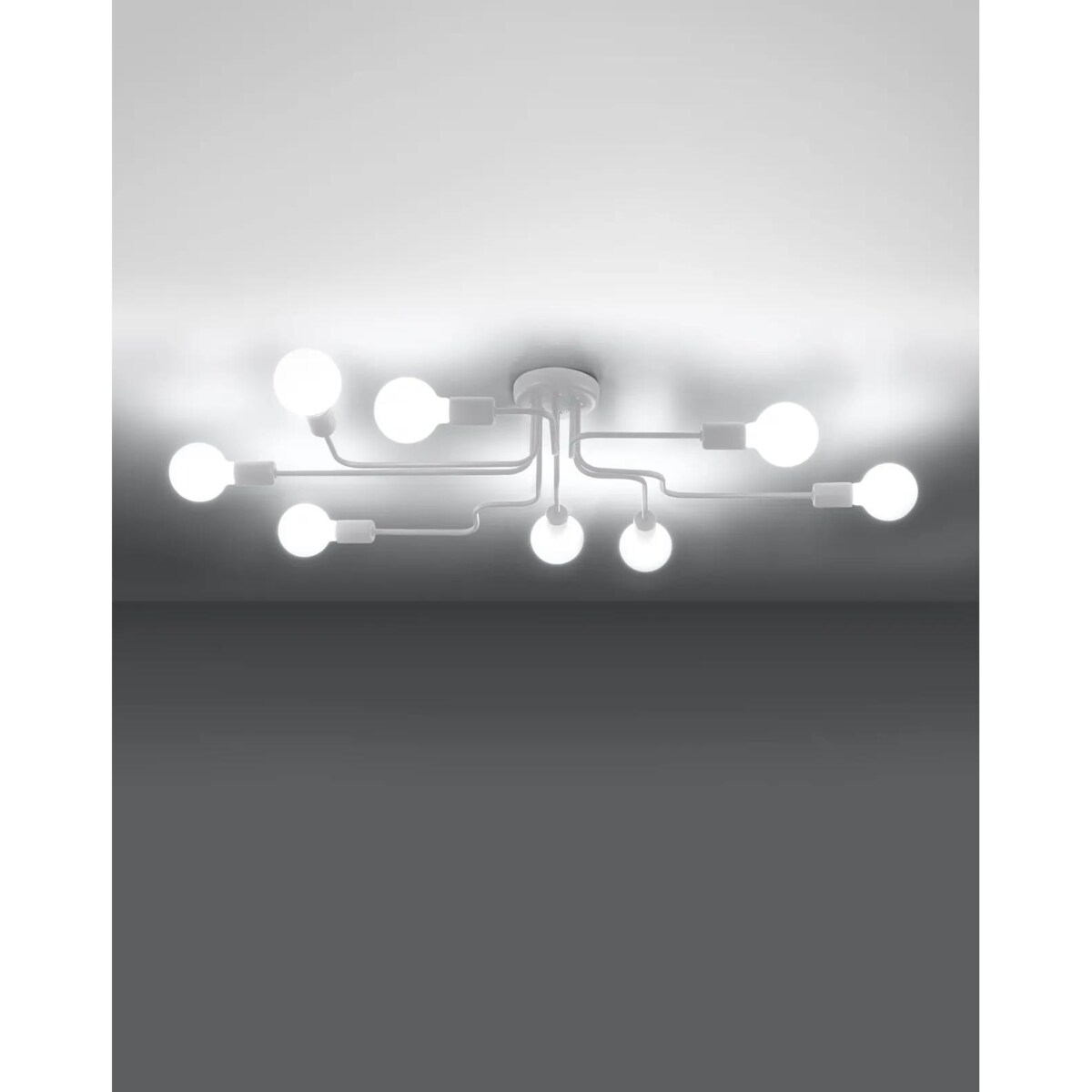 Żyrandol VECTOR 8 biały