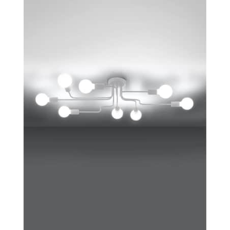 Żyrandol VECTOR 8 biały