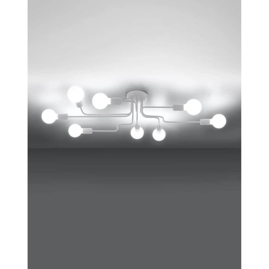 Żyrandol VECTOR 8 biały