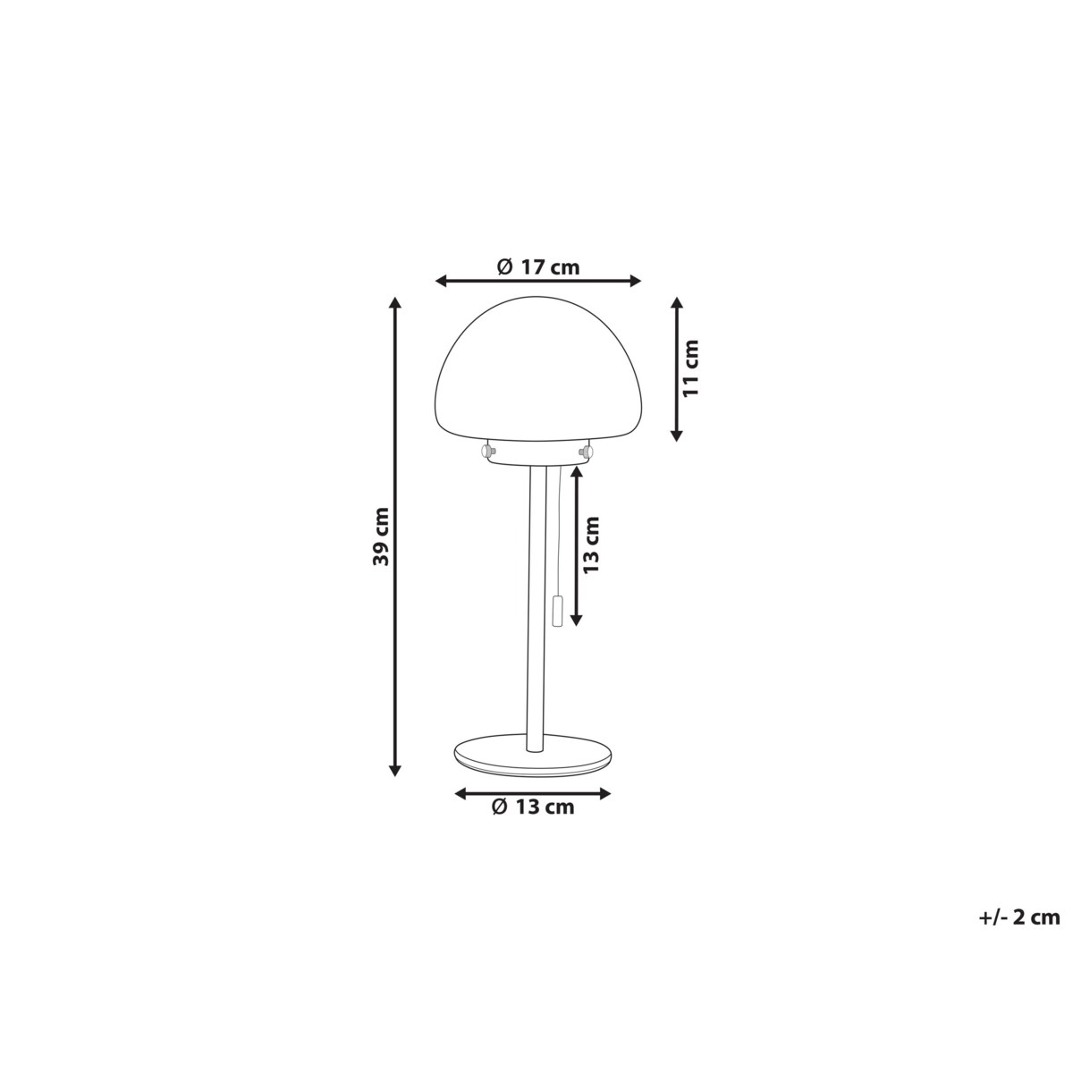 Lampa stołowa zielona MORUGA