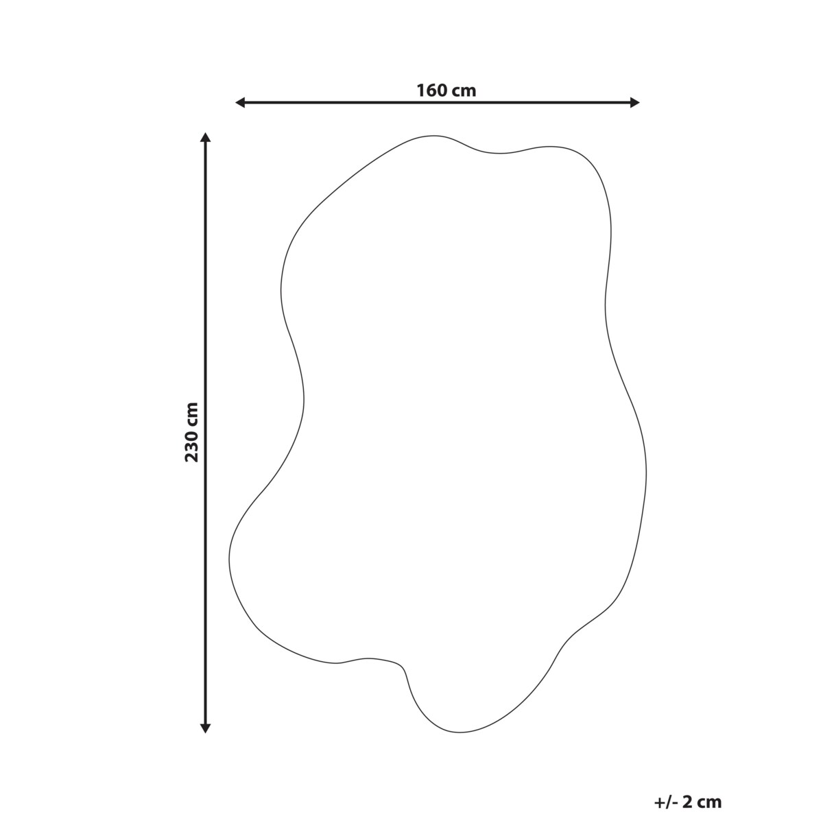 Dywan SATNA Beżowoszary 160 x 230 cm Wełna
