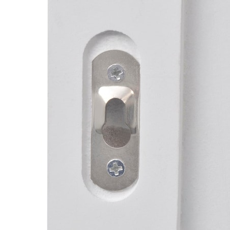 vidaXL Wieszak na płaszcze, 2 szt., biały