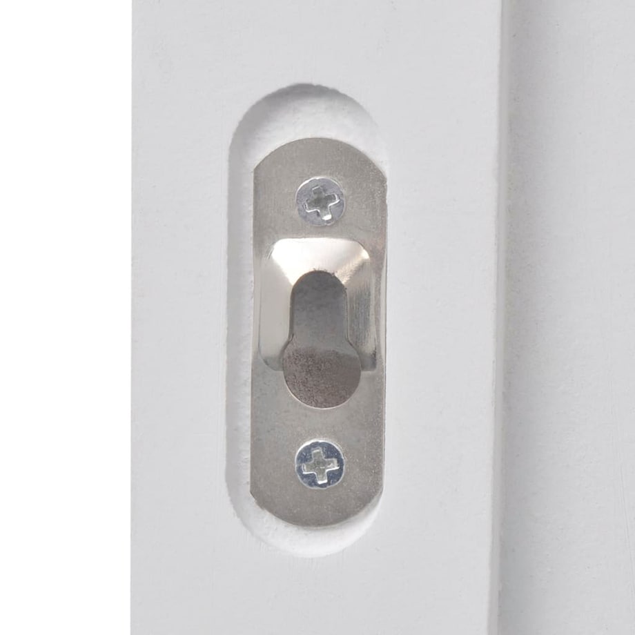 vidaXL Wieszak na płaszcze, 2 szt., biały