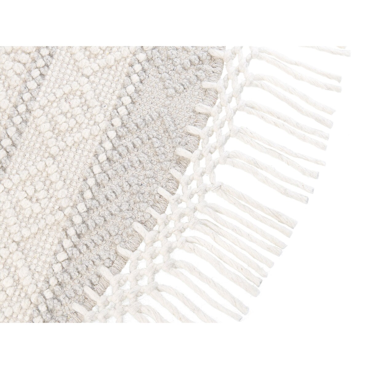 Okrągły dywan wełniany ⌀ 140 cm beżowy BALTALAR