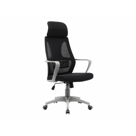 Fotel biurowy Q-095 czarny/szary