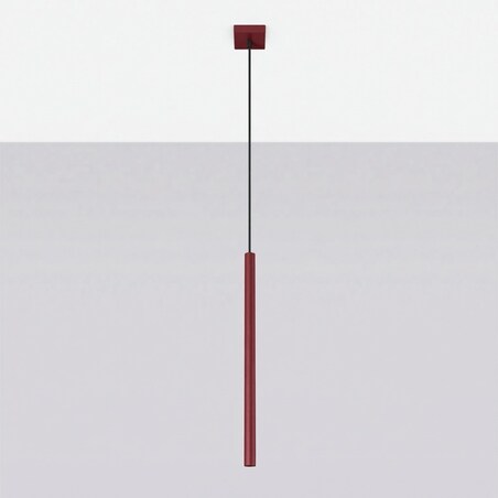 Lampa wisząca PASTELO 1 burgund