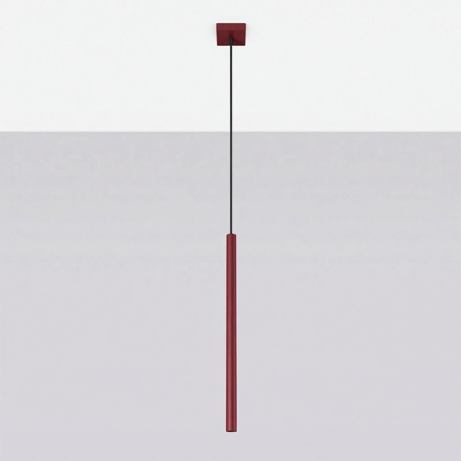 Lampa wisząca PASTELO 1 burgund