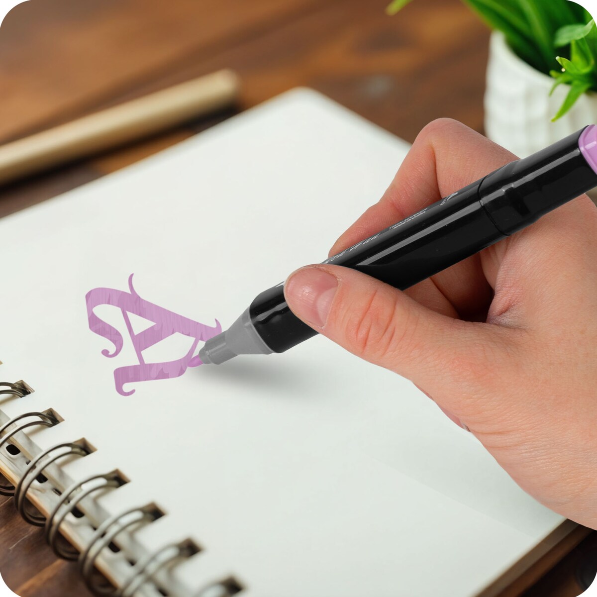 Markery 120 szt dwustronne flamastry pisaki mazaki + torba Nukido