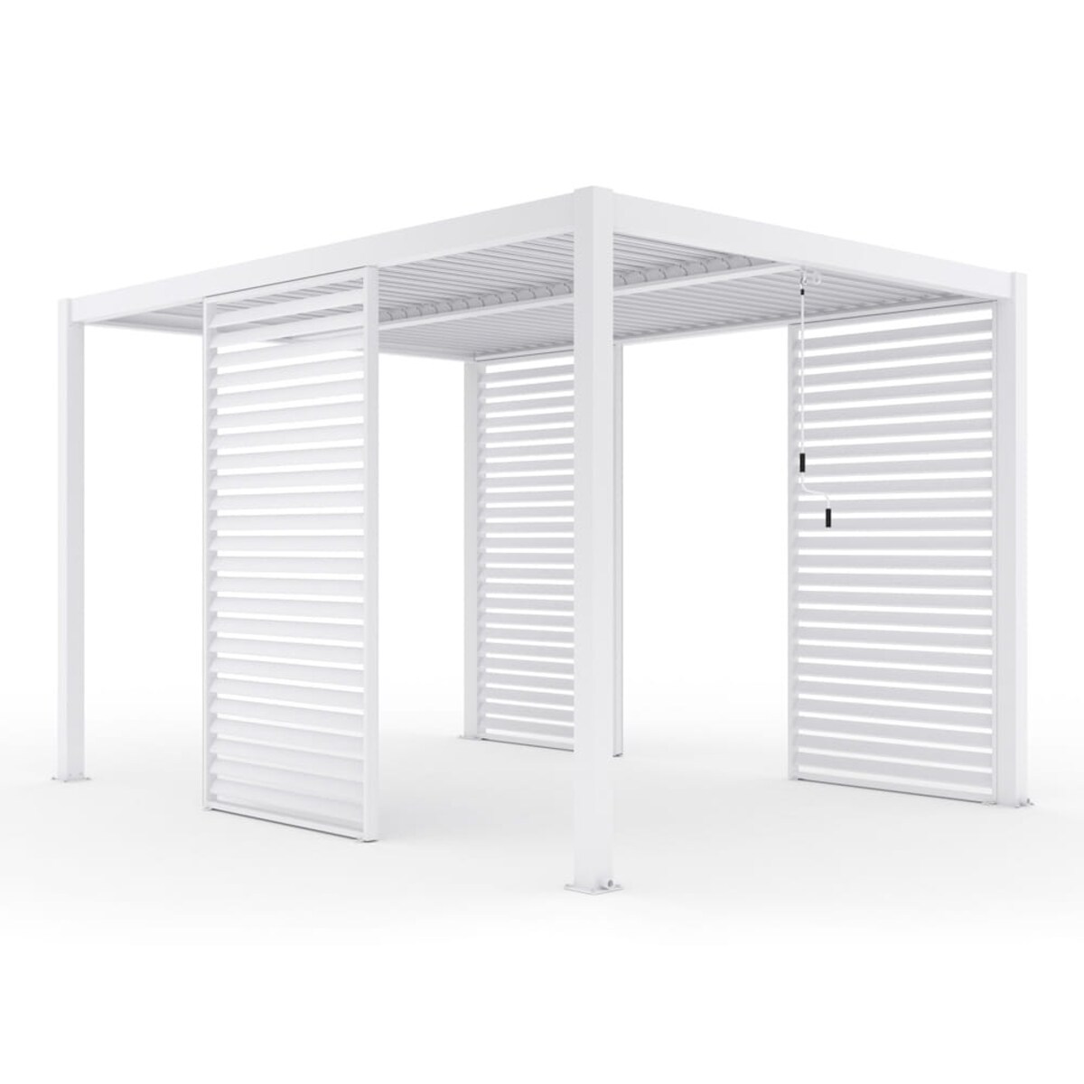 Pergola ogrodowa, tarasowa 4x4m Luxe aluminiowa, biała