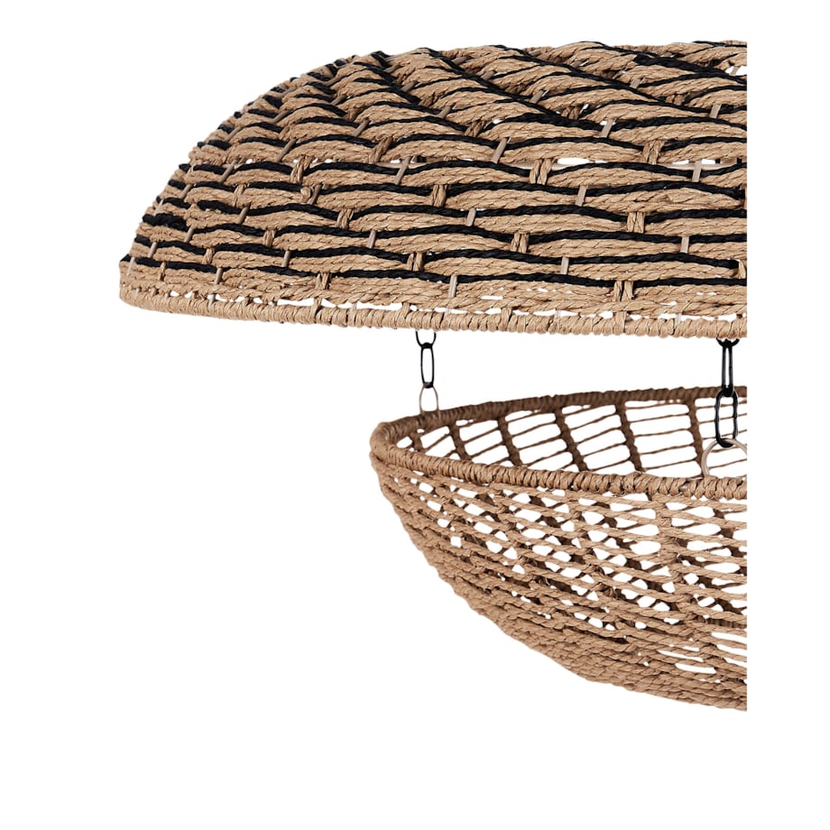 Pleciona lampa wisząca naturalna KIDEPO