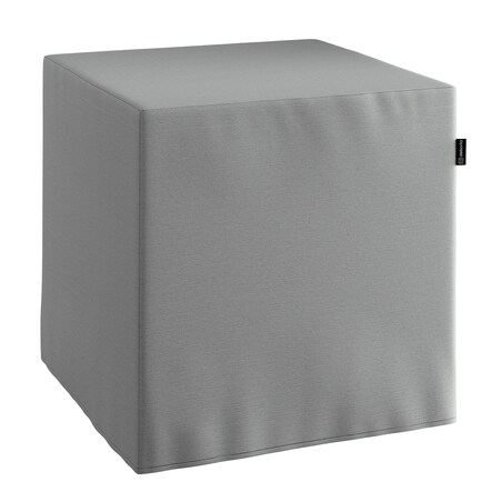 Pufa kostka, szary, 40 x 40 x 40 cm, Loneta