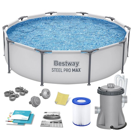 Basen ogrodowy stelażowy 305x76cm Bestway 9w1