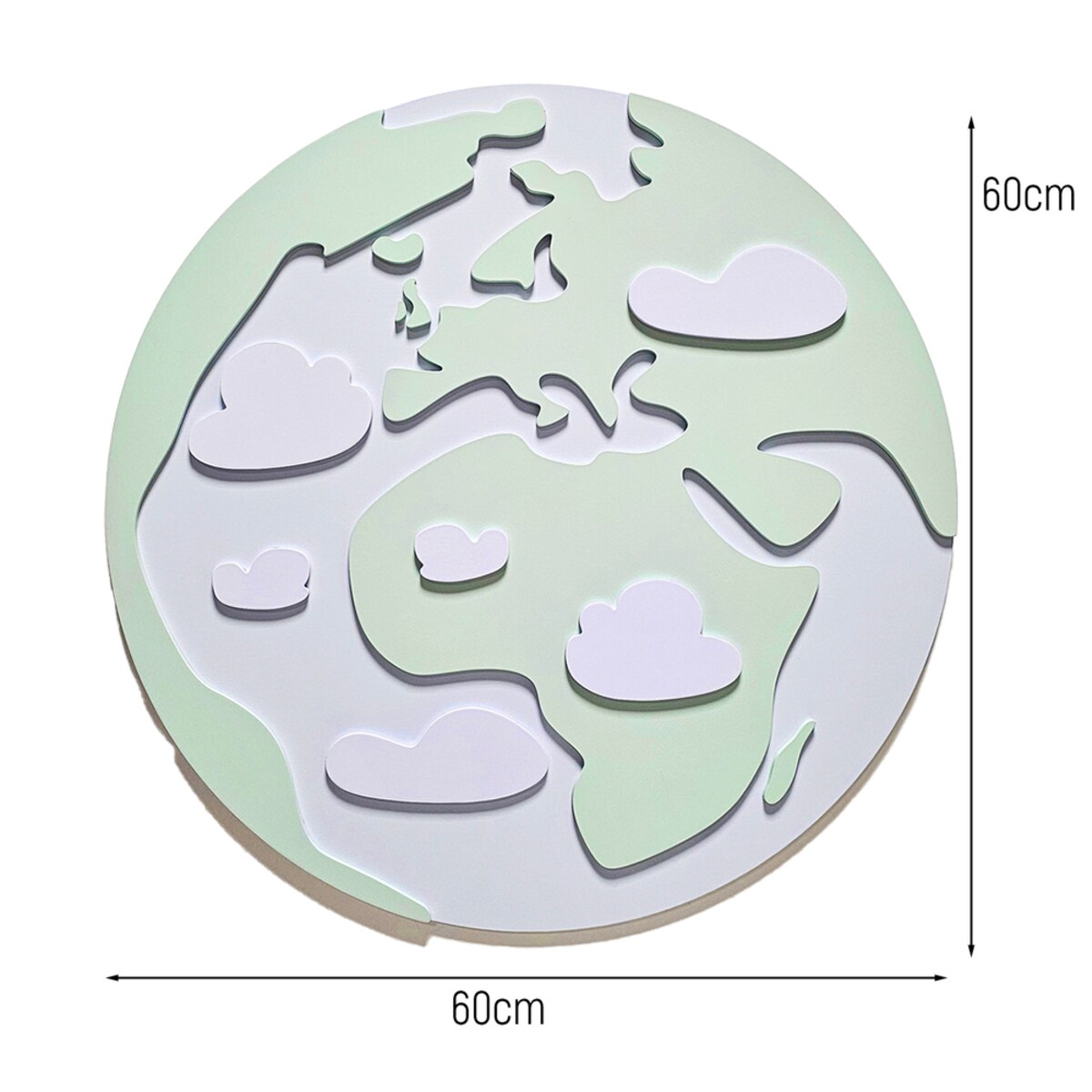 Dekoracja Ścienna Ziemia - Ozdoba do Pokoju Dziecięcego