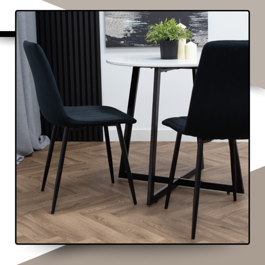 Krzesło tapicerowane do jadalni salonu welurowe nowoczesne do kuchni velvet