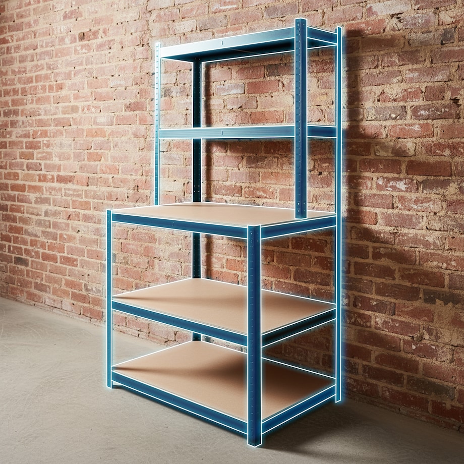 Regał metalowy stół warsztatowy Humberg HR-855 180x100x60 cm 825 kg 4855