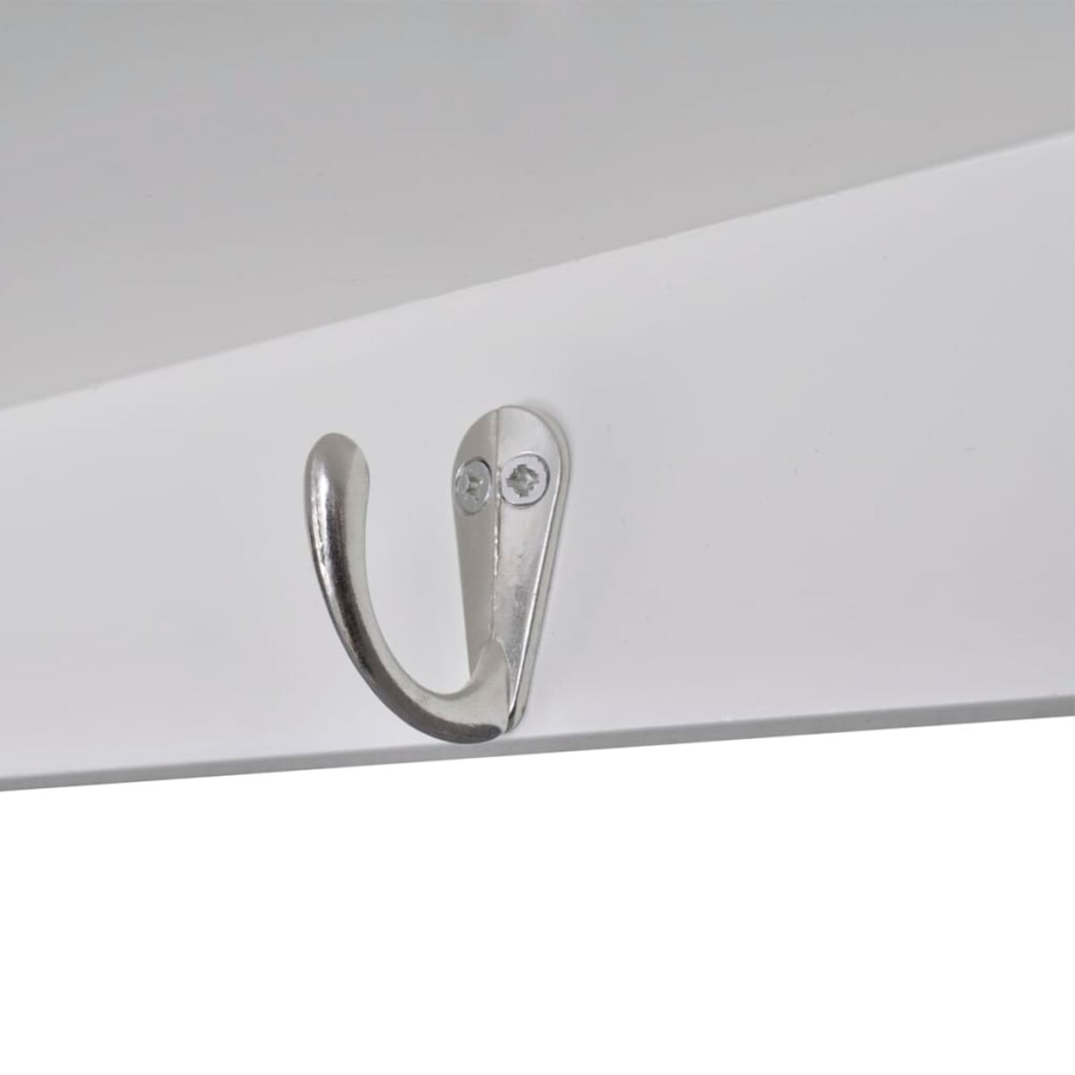 vidaXL Wisząca szafka kuchenna, drewniana, biała