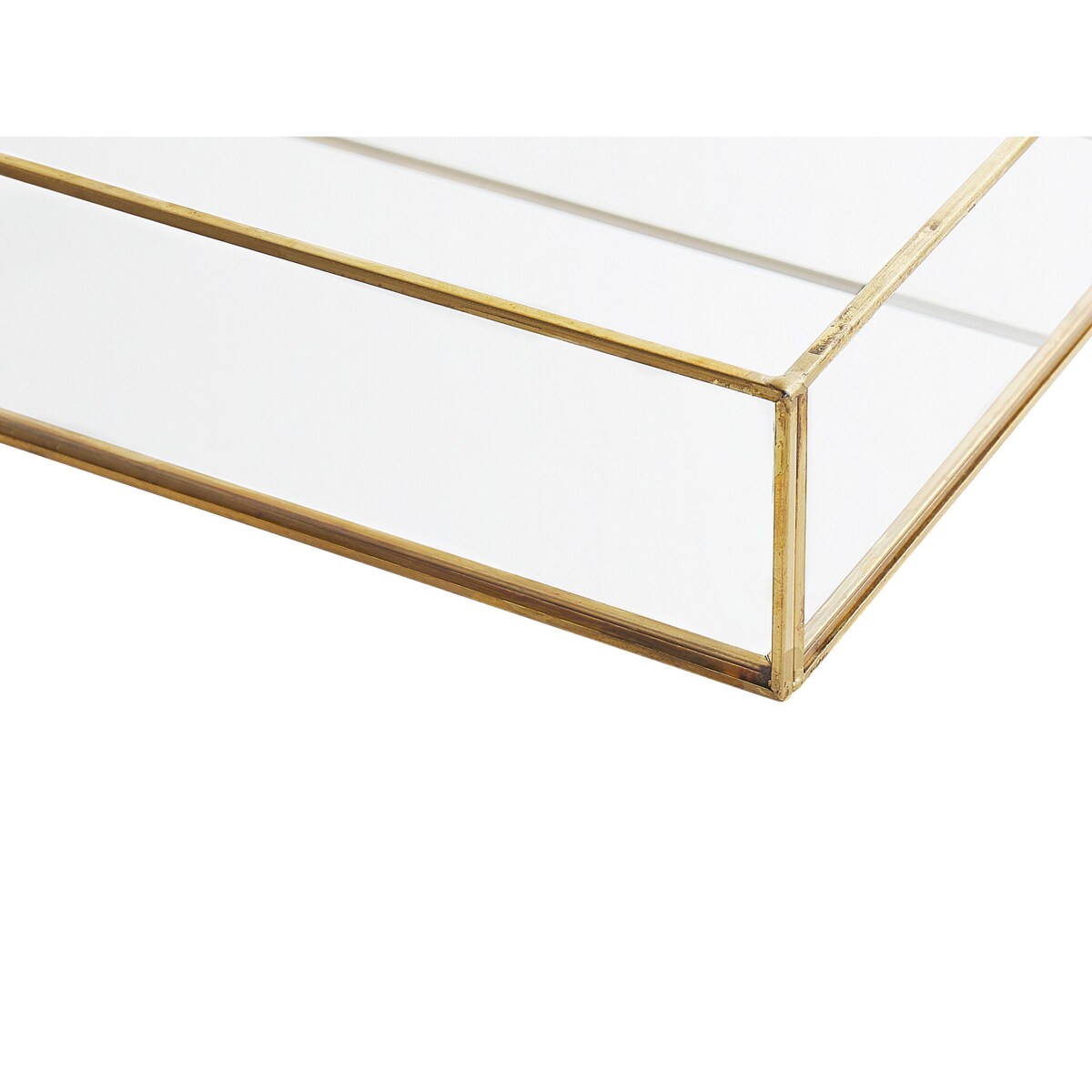 Taca dekoracyjna lustrzana złota GRENOBLE