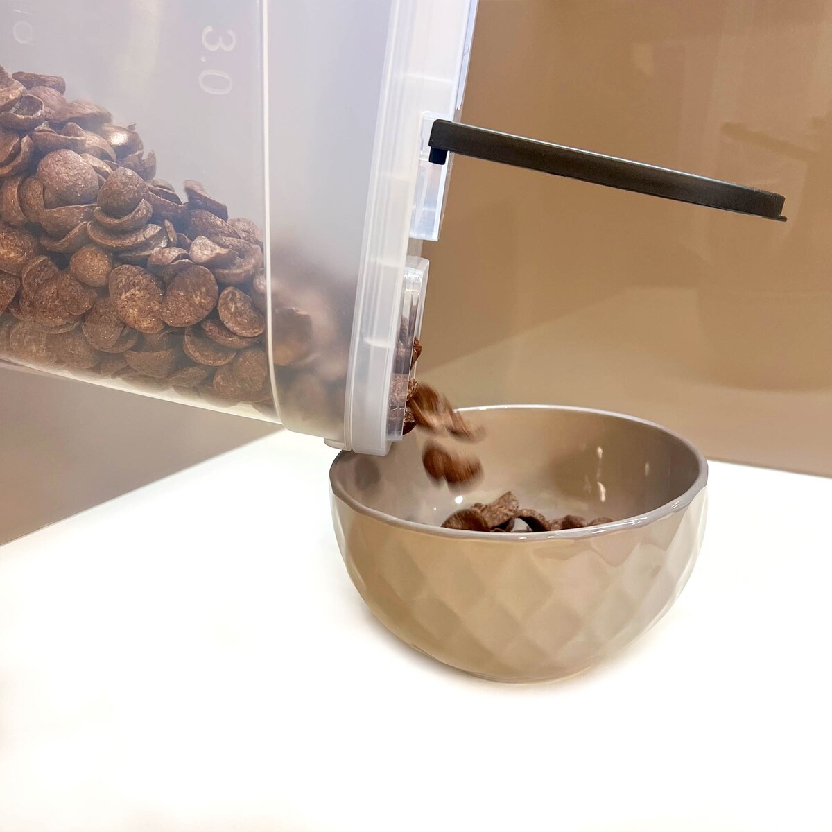 Pojemniki Na Żywność Kuchenne 3 X 2,4 L Makaron Mąkę Cukier Kaszę Sypkie