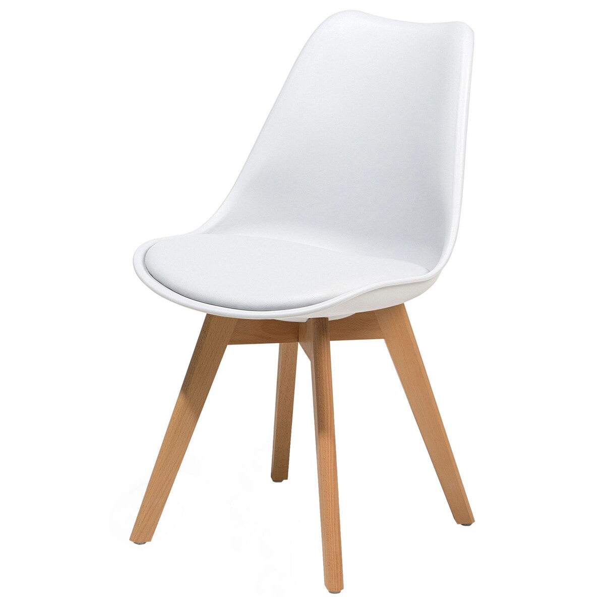 Zestaw 2 krzeseł biały DAKOTA II