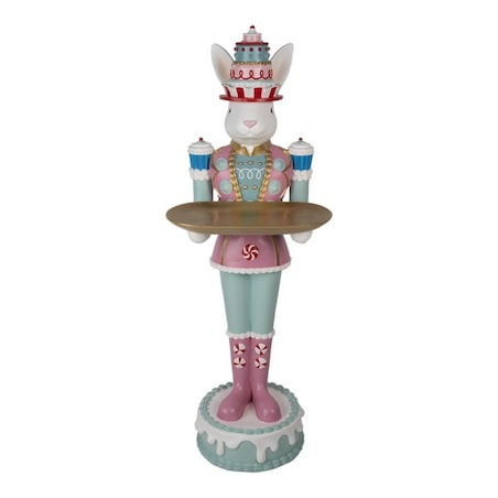 Duża figurka - Królik muffinkowy z tacą 43x40x121 cm